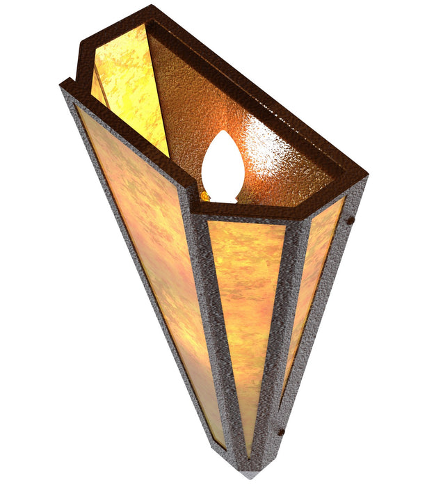 Meyda Tiffany 255785 Two Light Wall Sconce, Sepia Brown