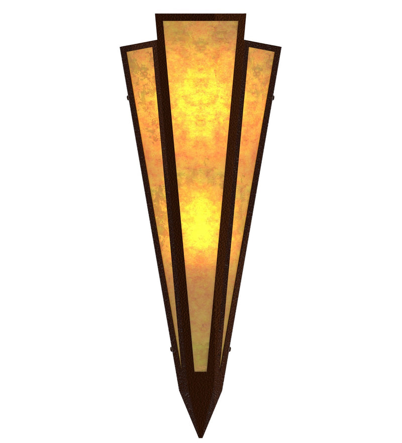 Meyda Tiffany 255785 Two Light Wall Sconce, Sepia Brown