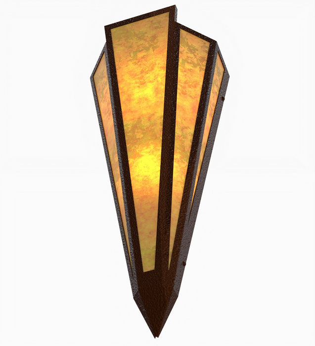 Meyda Tiffany 255785 Two Light Wall Sconce, Sepia Brown