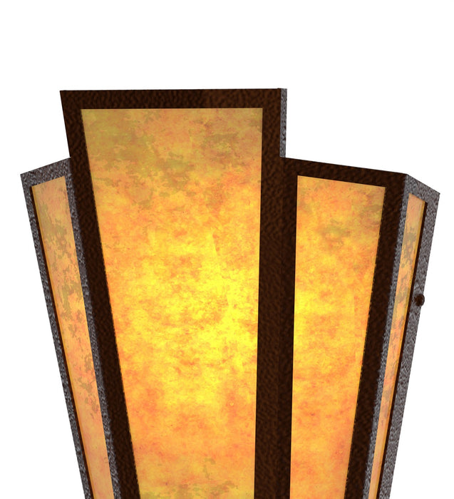 Meyda Tiffany 255785 Two Light Wall Sconce, Sepia Brown