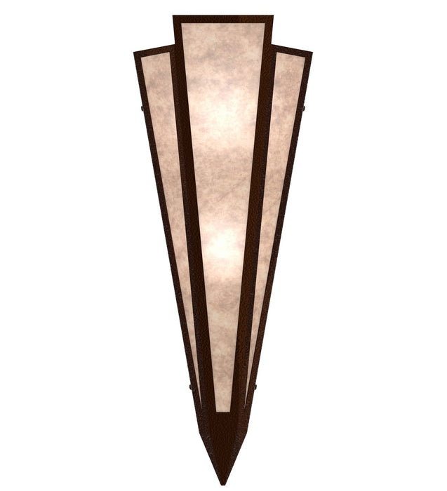 Meyda Tiffany 255788 Two Light Wall Sconce, Sepia Brown