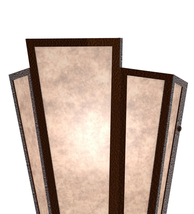 Meyda Tiffany 255788 Two Light Wall Sconce, Sepia Brown