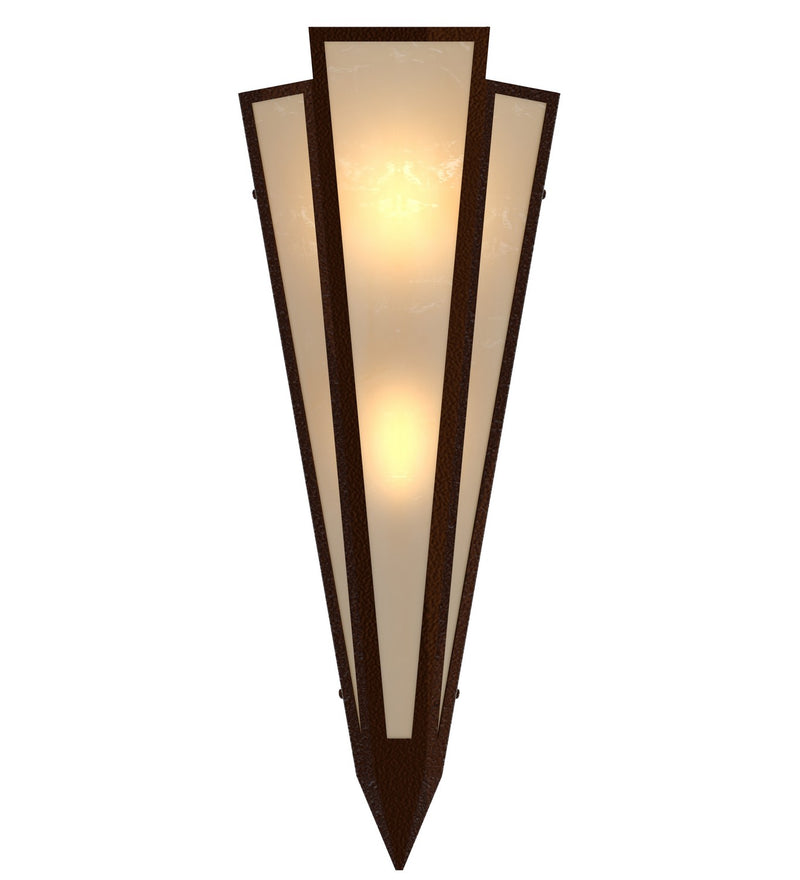 Meyda Tiffany 255789 Two Light Wall Sconce, Sepia Brown