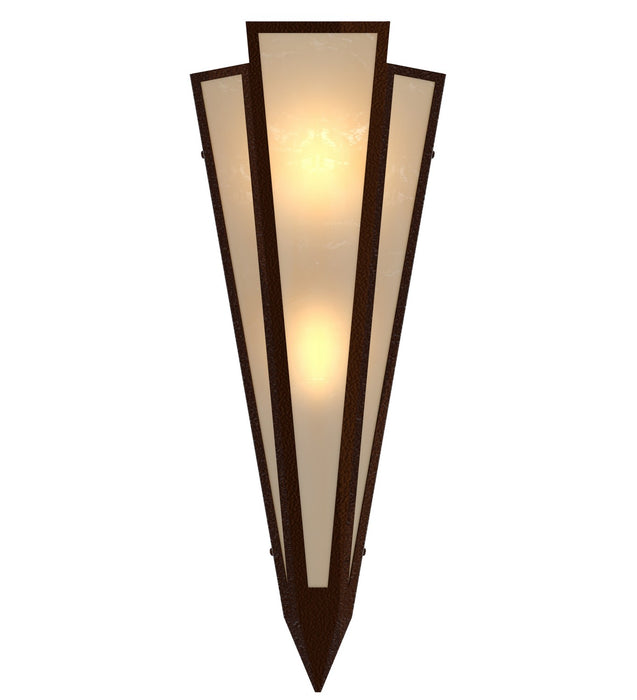Meyda Tiffany 255789 Two Light Wall Sconce, Sepia Brown