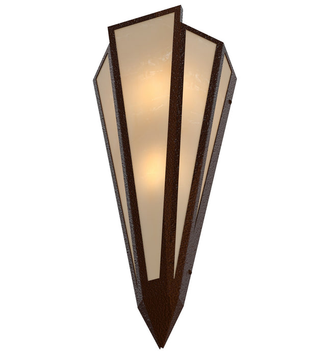 Meyda Tiffany 255789 Two Light Wall Sconce, Sepia Brown