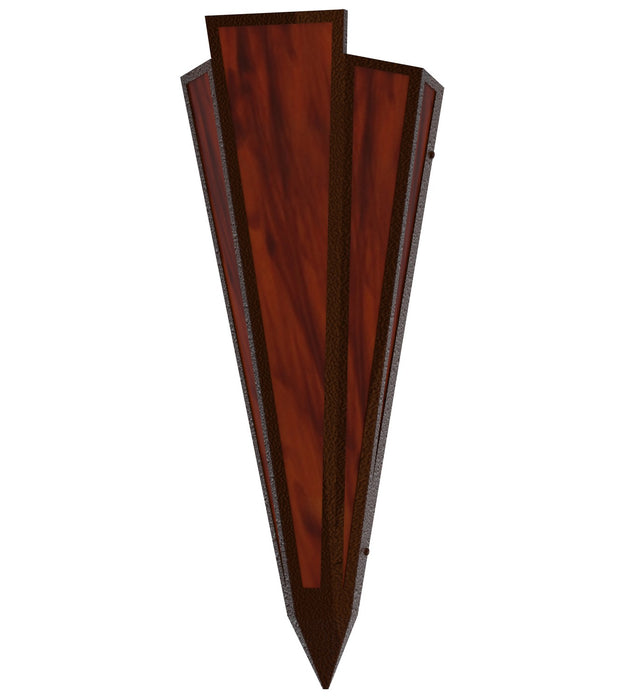 Meyda Tiffany 255791 Two Light Wall Sconce, Sepia Brown