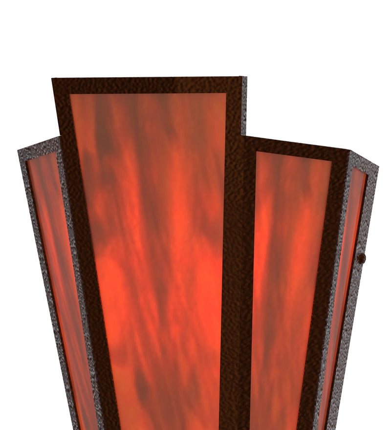 Meyda Tiffany 255791 Two Light Wall Sconce, Sepia Brown
