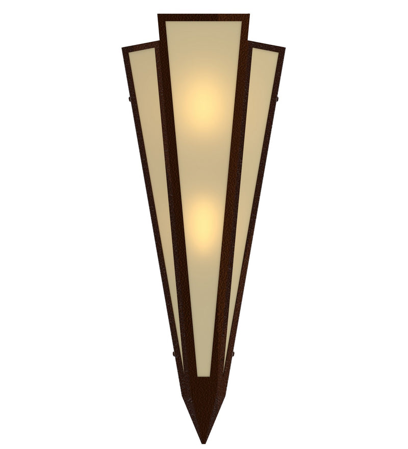 Meyda Tiffany 255792 Two Light Wall Sconce, Sepia Brown