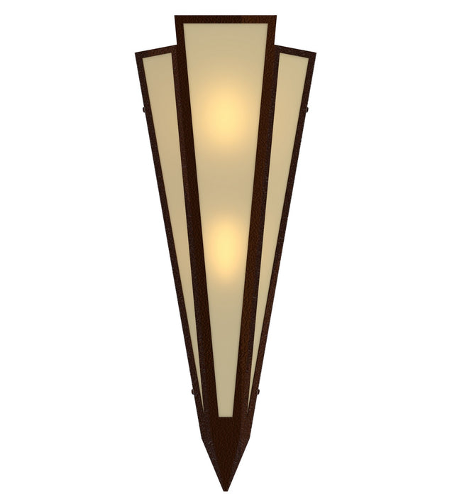 Meyda Tiffany 255792 Two Light Wall Sconce, Sepia Brown
