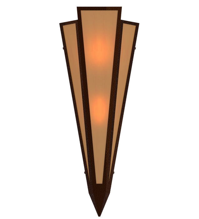 Meyda Tiffany 255793 Two Light Wall Sconce, Sepia Brown