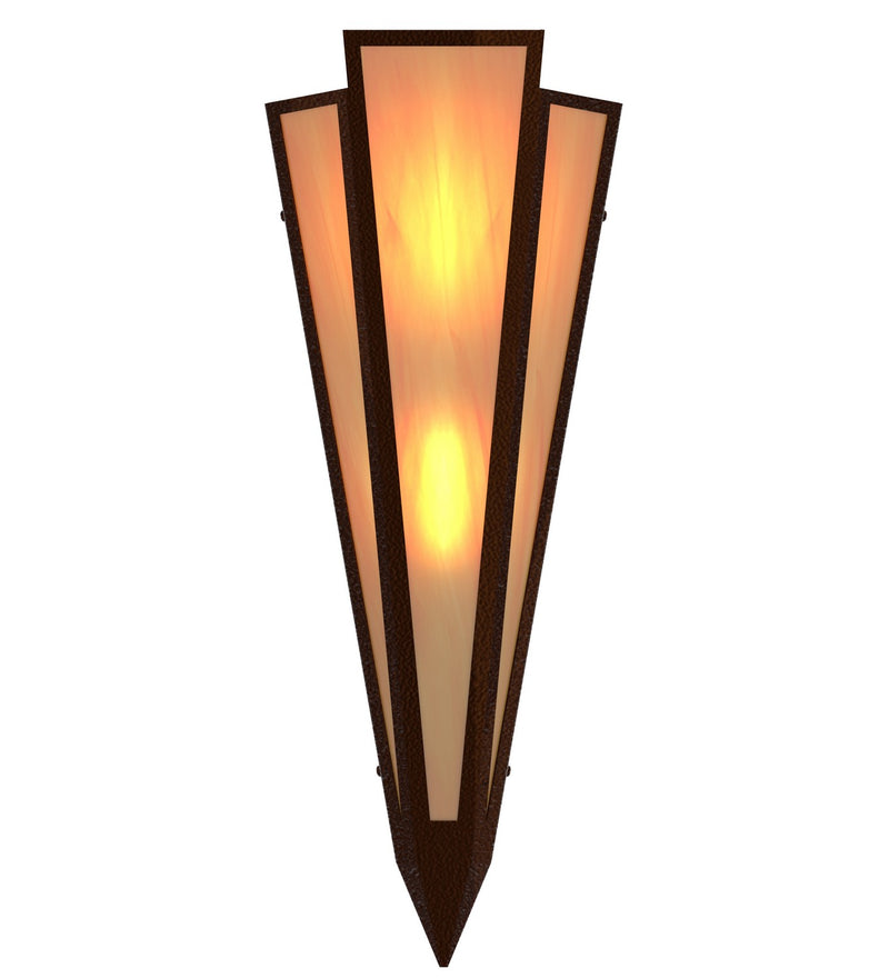 Meyda Tiffany 255794 Two Light Wall Sconce, Sepia Brown
