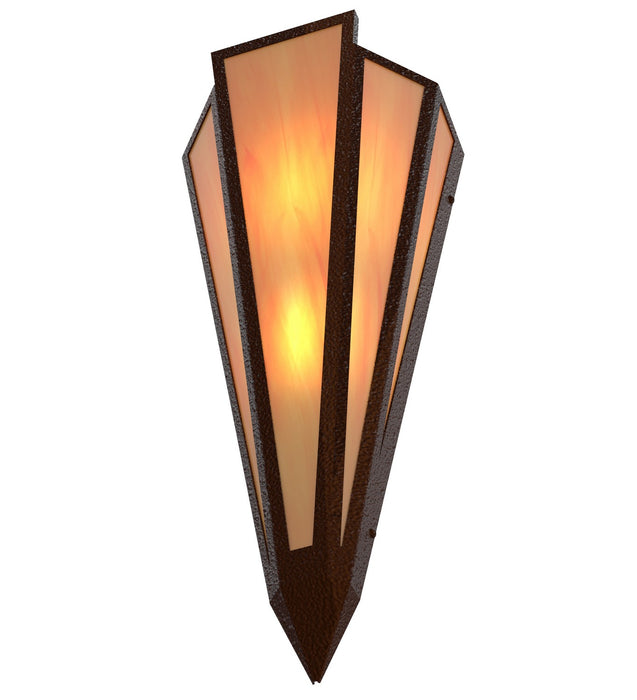 Meyda Tiffany 255794 Two Light Wall Sconce, Sepia Brown