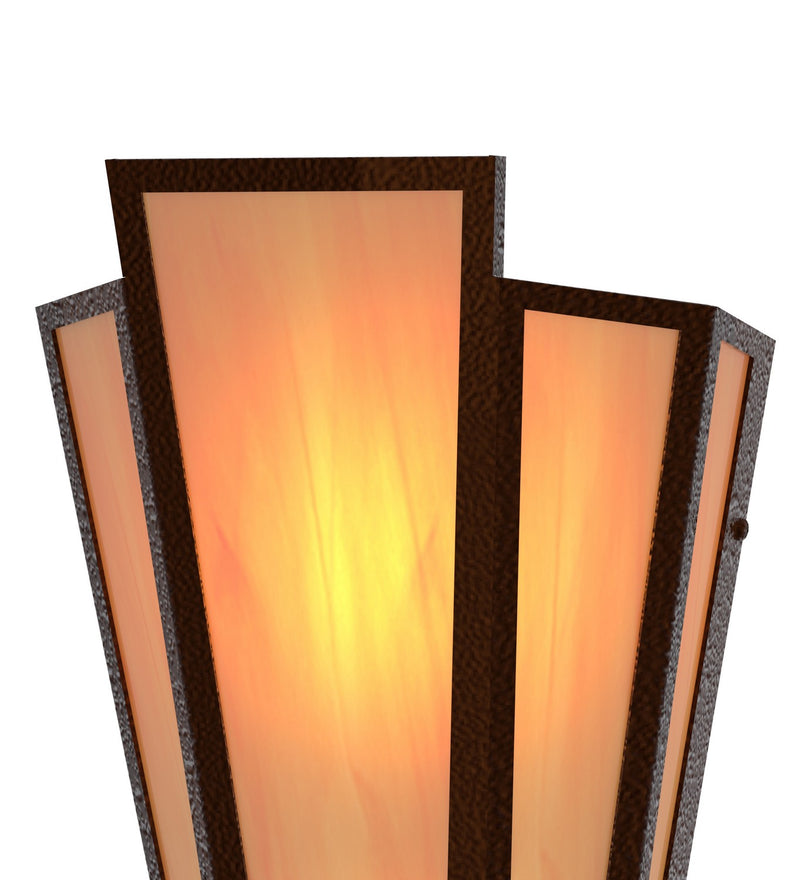 Meyda Tiffany 255794 Two Light Wall Sconce, Sepia Brown