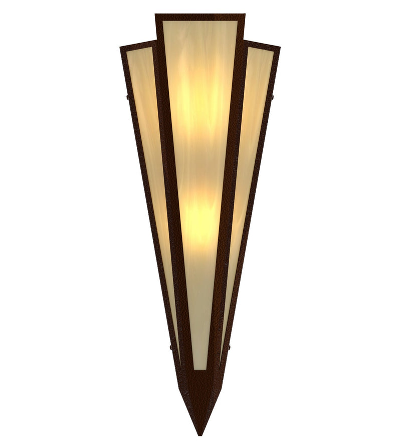 Meyda Tiffany 255796 Two Light Wall Sconce, Sepia Brown