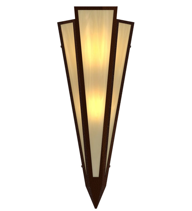 Meyda Tiffany 255796 Two Light Wall Sconce, Sepia Brown