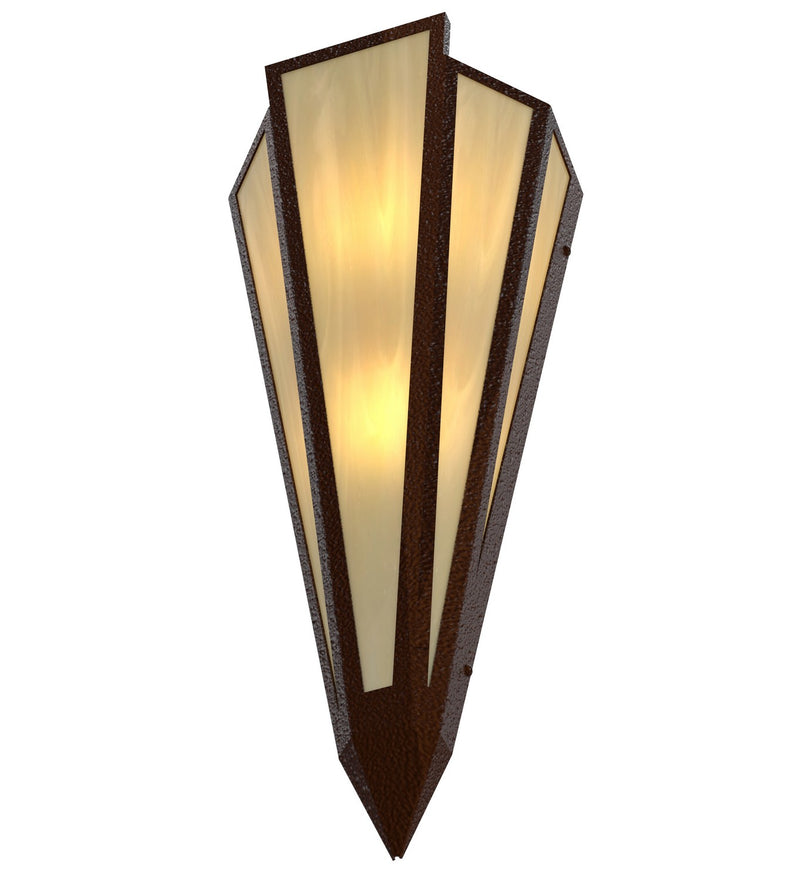 Meyda Tiffany 255796 Two Light Wall Sconce, Sepia Brown