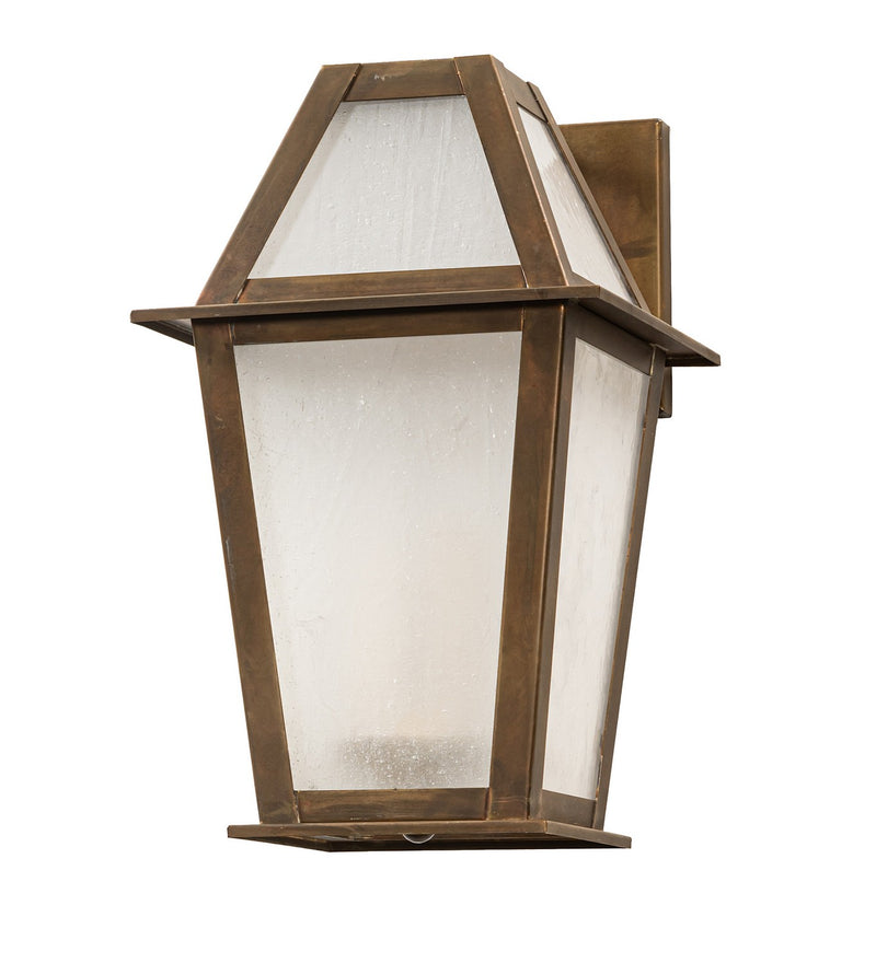 Meyda Tiffany 268583 Three Light Wall Sconce, Vintage Brass