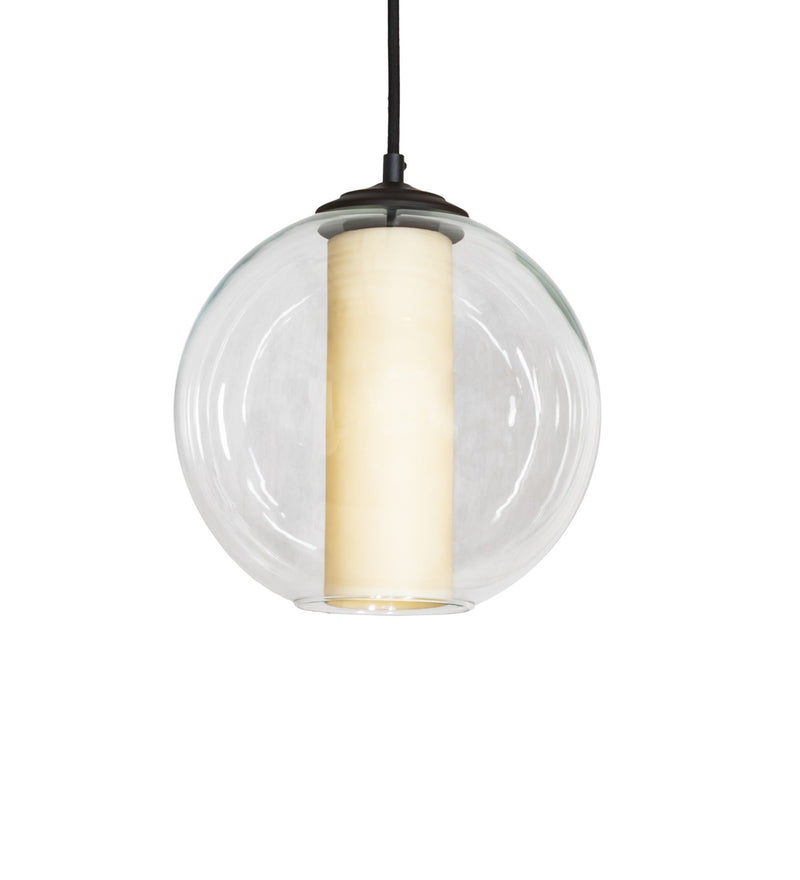 Meyda Tiffany 271178 One Light Pendant, Oil Rubbed Bronze