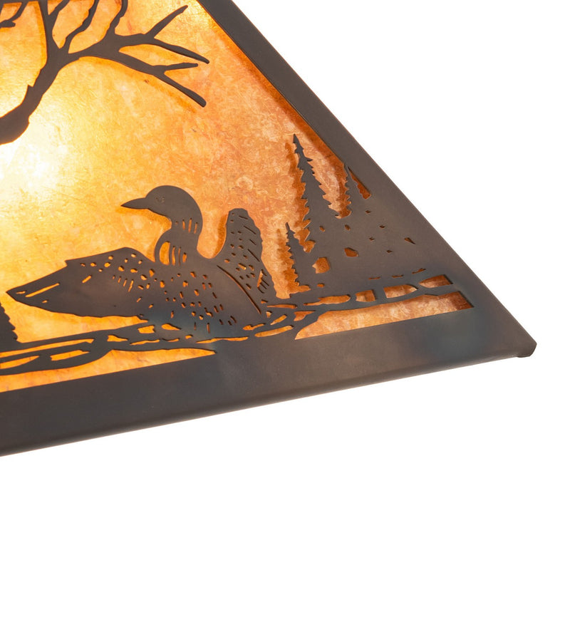 Meyda Tiffany 271996 Two Light Pendant, Dark Burnished Antique Copper