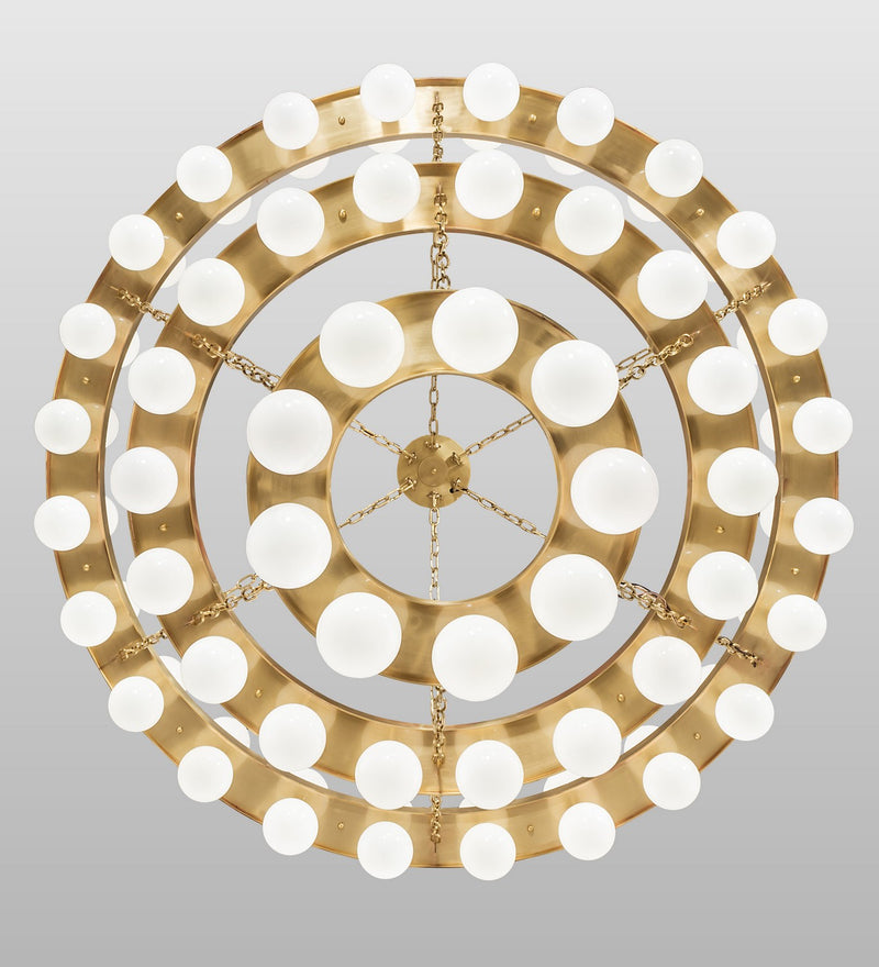 Meyda Tiffany 272091 LED Chandelier, Brushed Brass