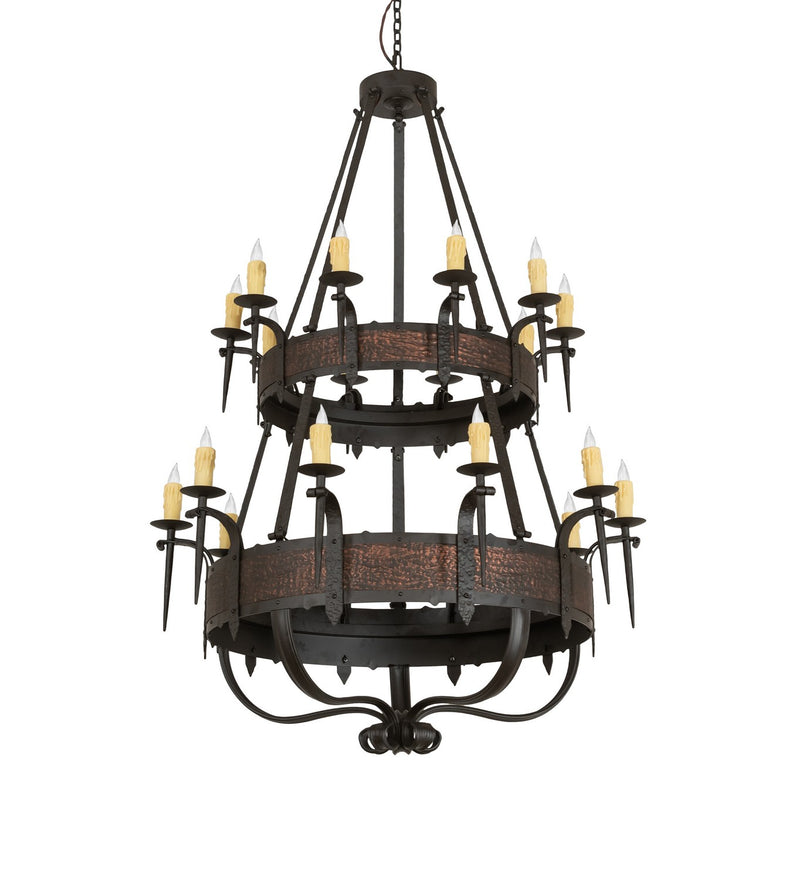 Meyda Tiffany 272226 20 Light Chandelier, Oil Rubbed Bronze