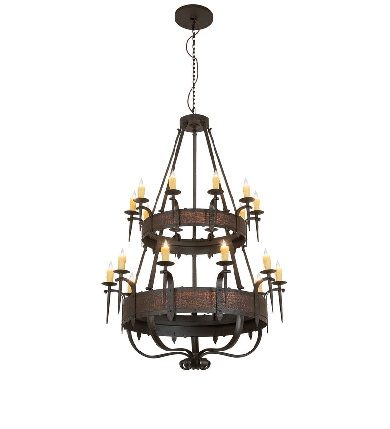 Meyda Tiffany 272226 20 Light Chandelier, Oil Rubbed Bronze