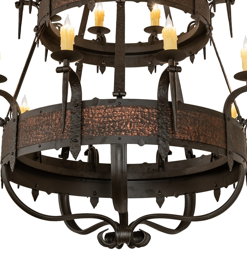 Meyda Tiffany 272226 20 Light Chandelier, Oil Rubbed Bronze
