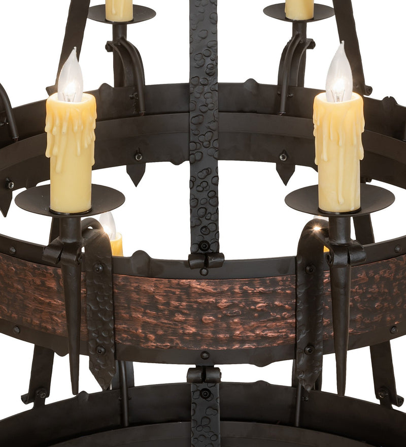Meyda Tiffany 272226 20 Light Chandelier, Oil Rubbed Bronze
