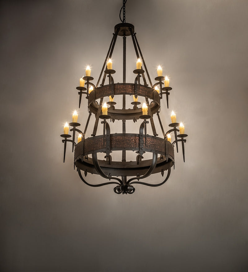 Meyda Tiffany 272226 20 Light Chandelier, Oil Rubbed Bronze