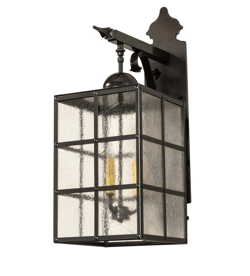 Meyda Tiffany 272645 Three Light Wall Sconce, Exterior Oil Rubbed Bronze