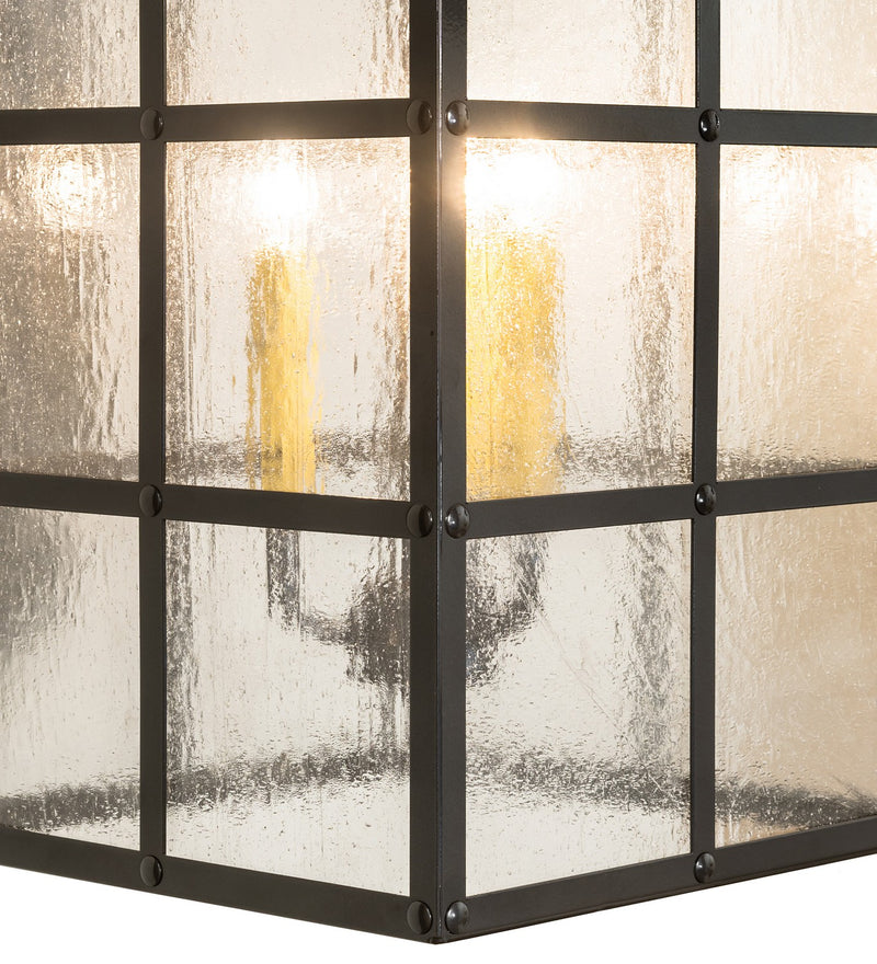 Meyda Tiffany 272645 Three Light Wall Sconce, Exterior Oil Rubbed Bronze