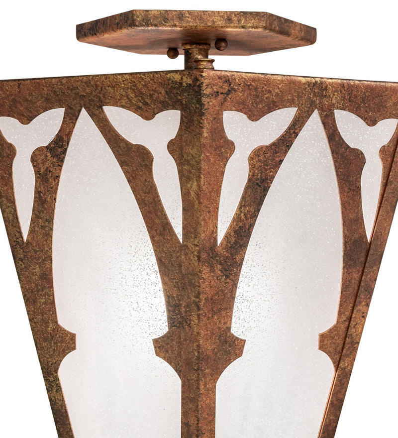 Meyda Tiffany 272846 One Light Flushmount, Autumn Leaf