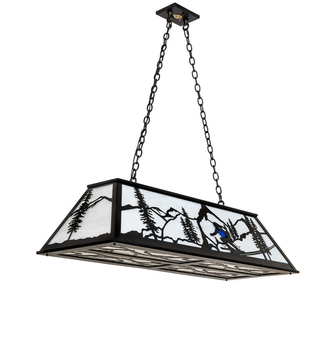 Meyda Tiffany 273233 Six Light Pendant, Textured Black