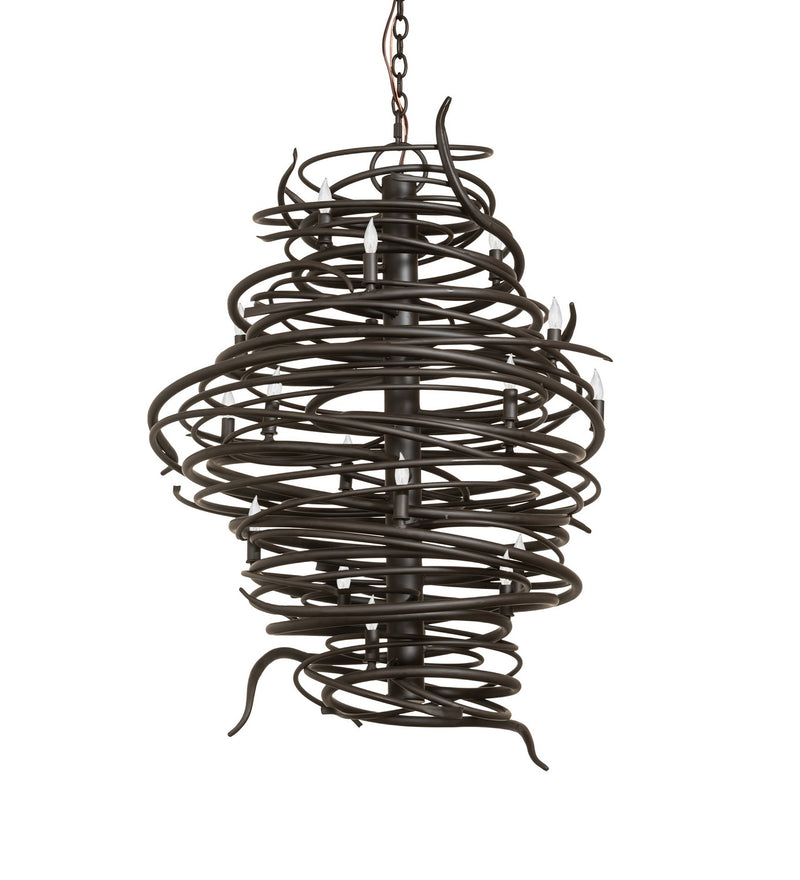 Meyda Tiffany 273436 20 Light Chandelier, Oil Rubbed Bronze