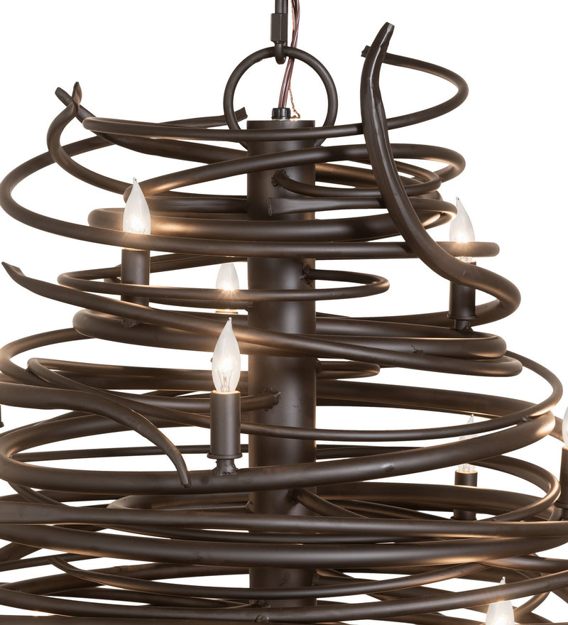 Meyda Tiffany 273436 20 Light Chandelier, Oil Rubbed Bronze