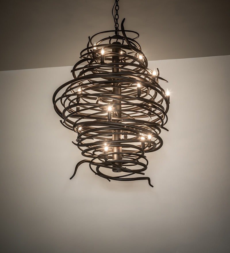 Meyda Tiffany 273436 20 Light Chandelier, Oil Rubbed Bronze