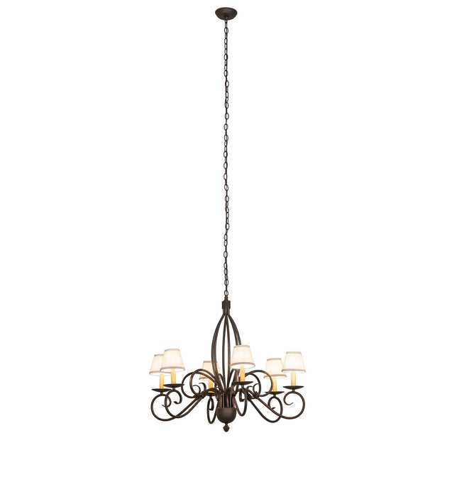 Meyda Tiffany 273532 Six Light Chandelier
