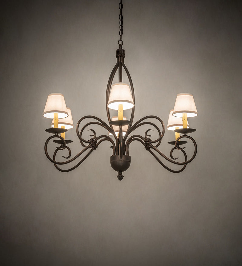Meyda Tiffany 273532 Six Light Chandelier
