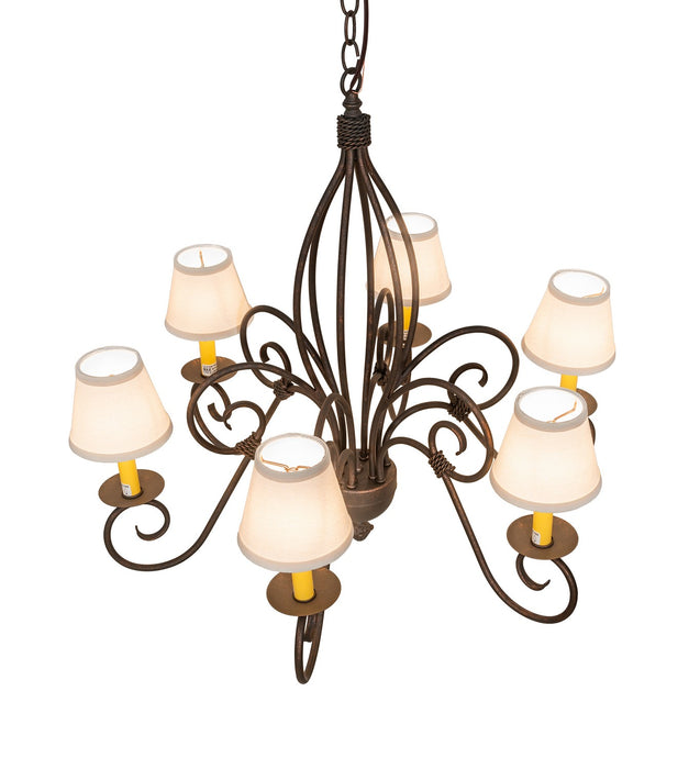 Meyda Tiffany 273534 Six Light Chandelier