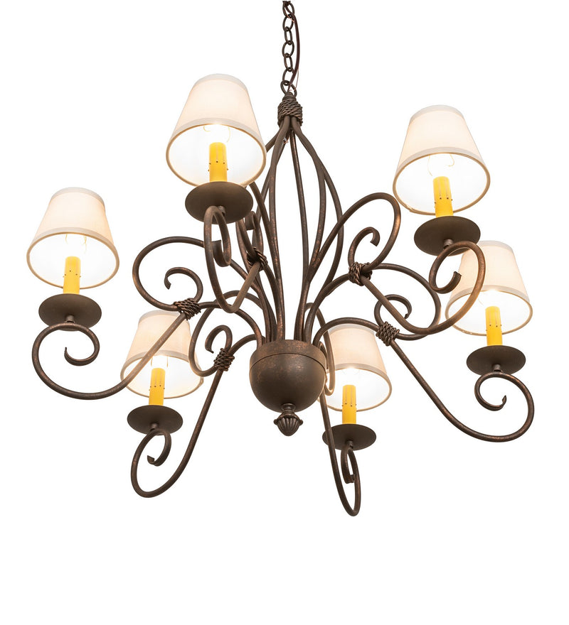 Meyda Tiffany 273534 Six Light Chandelier