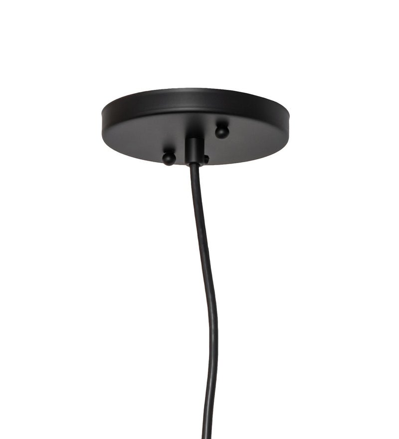 Meyda Tiffany 274292 One Light Mini Pendant, Solar Black