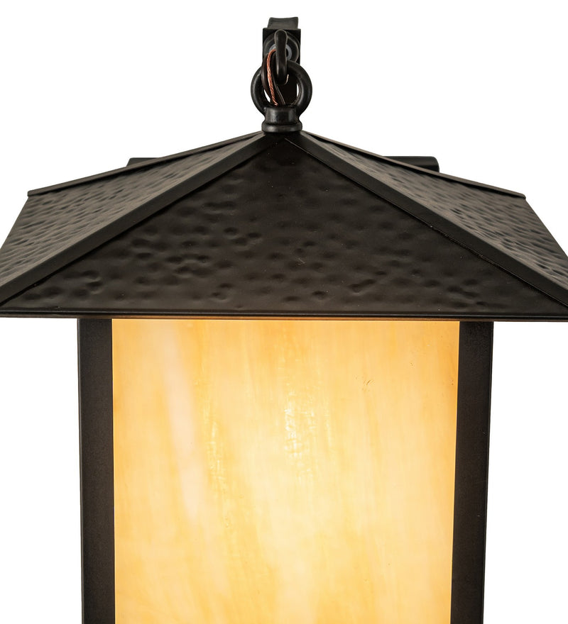 Meyda Tiffany 275272 One Light Wall Sconce, Craftsman Brown