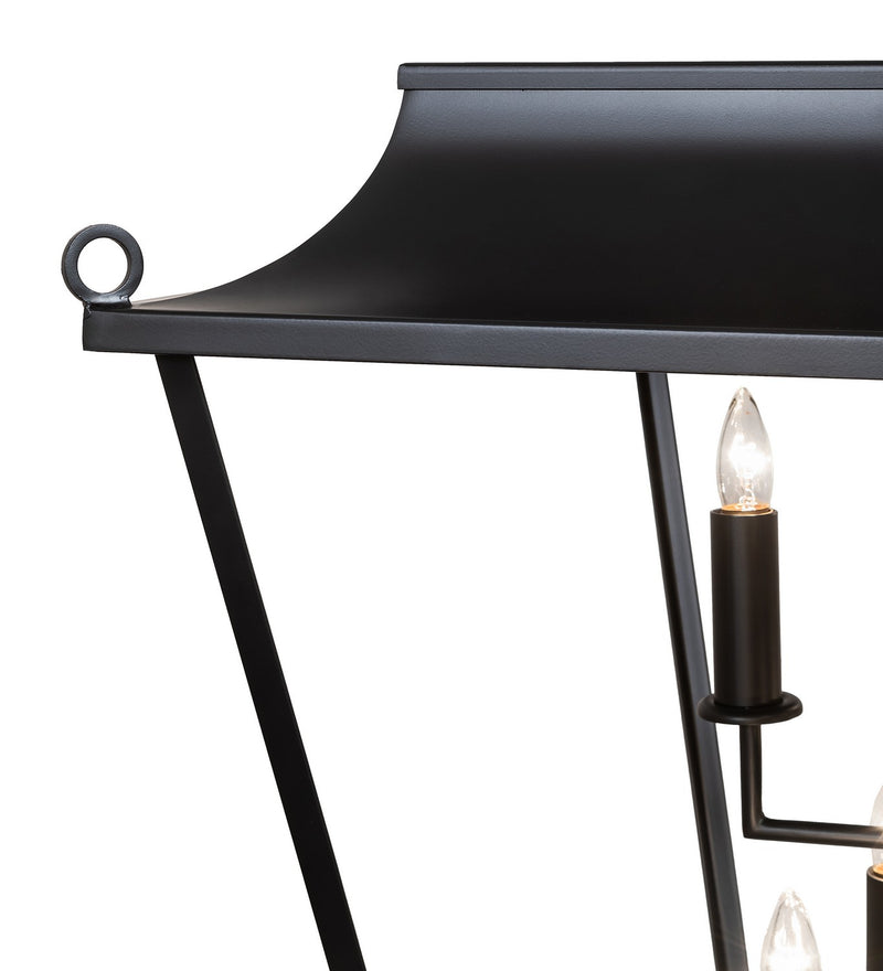 Meyda Tiffany 275798 Eight Light Pendant, Solar Black