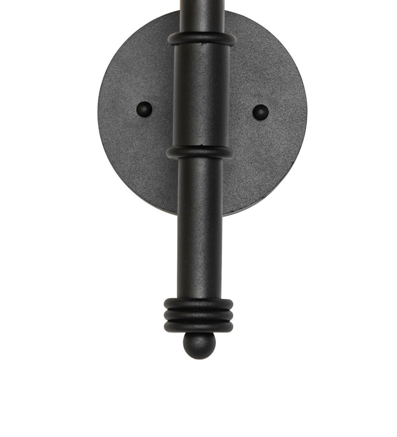 Meyda Tiffany 275799 One Light Wall Sconce, Textured Black