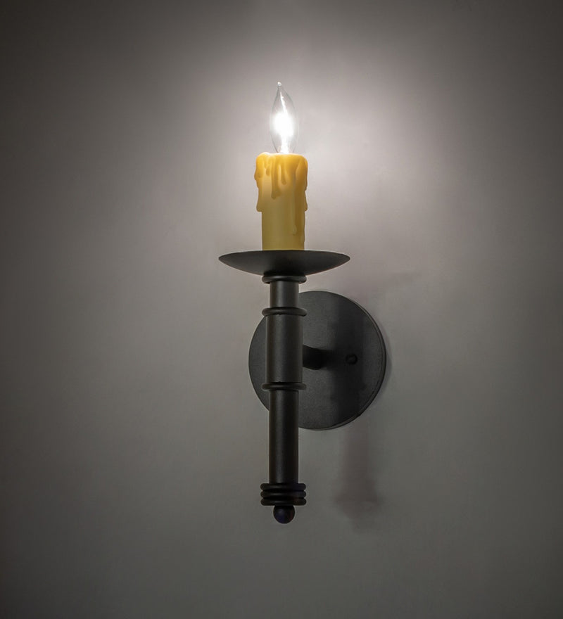 Meyda Tiffany 275799 One Light Wall Sconce, Textured Black