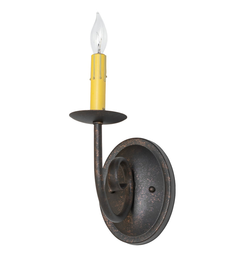Meyda Tiffany 275863 One Light Wall Sconce, Gilded Tobacco