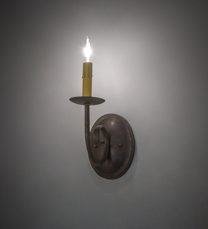 Meyda Tiffany 275863 One Light Wall Sconce, Gilded Tobacco