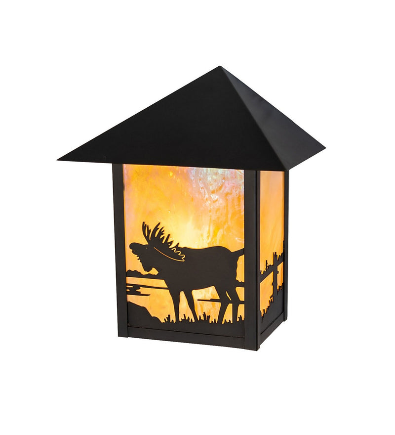 Meyda Tiffany 40988 One Light Wall Sconce, Craftsman Brown