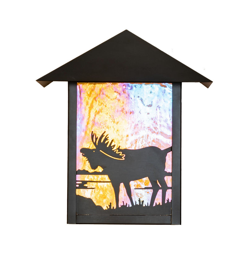 Meyda Tiffany 40988 One Light Wall Sconce, Craftsman Brown