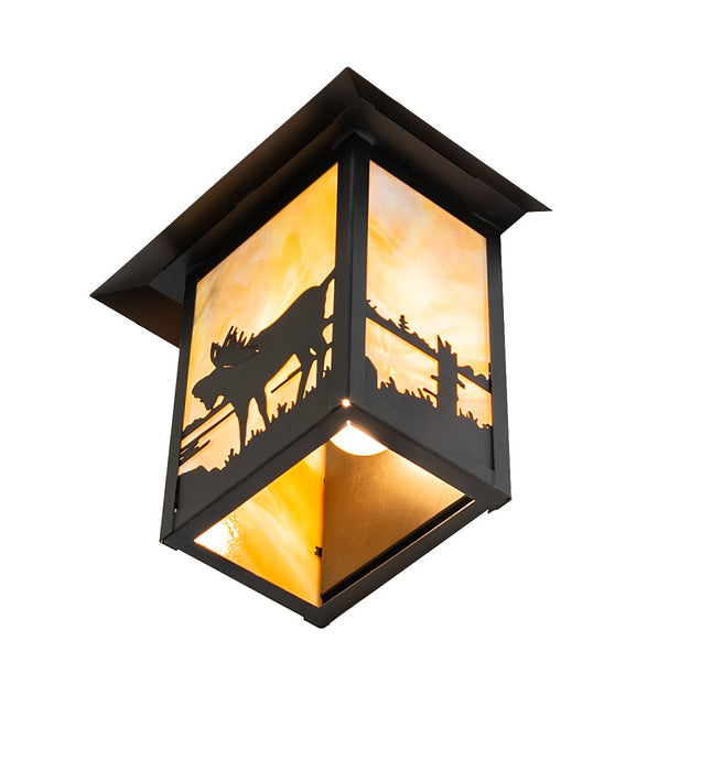 Meyda Tiffany 40988 One Light Wall Sconce, Craftsman Brown